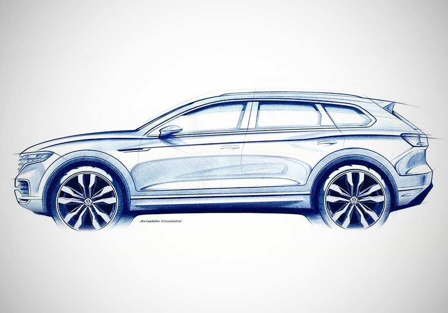 Volkswagen touareg чертежи