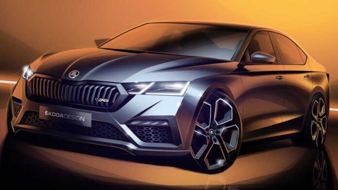 Skoda показала, как будет выглядеть гибридная Octavia RS iV