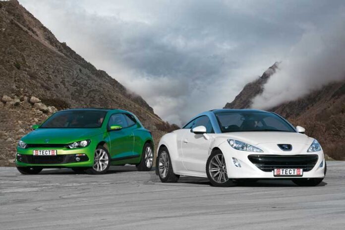 Volkswagen Scirocco против Peugeot RCZ