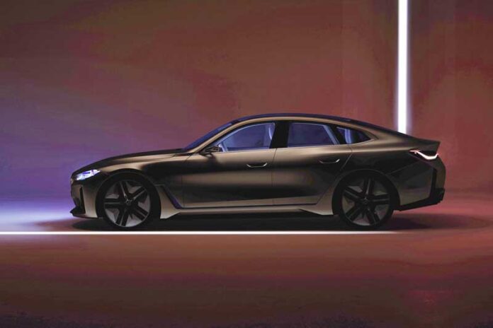BMW показала внешность электроконцепта i4