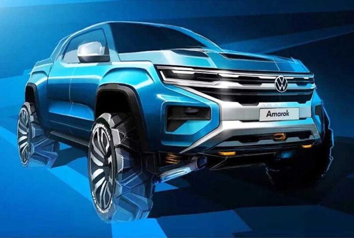 Volkswagen показал первое изображение нового Amarok