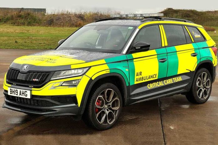 Английские медики получили «заряженные» Skoda Kodiaq