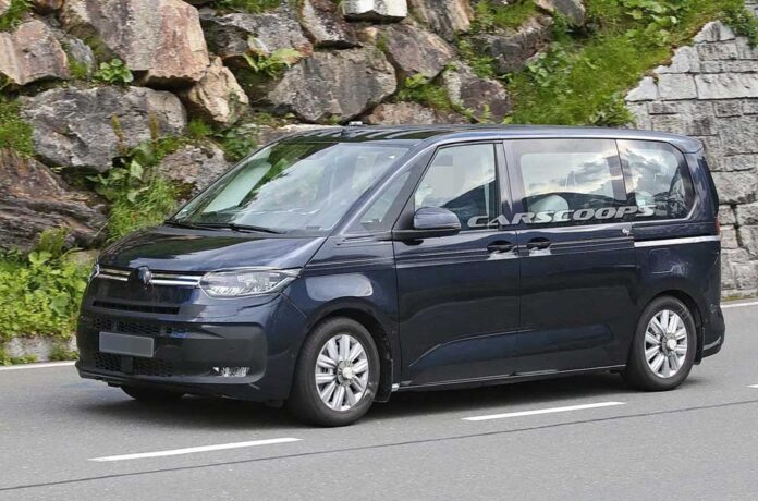 Volkswagen T7 засветился на тестах без камуфляжа