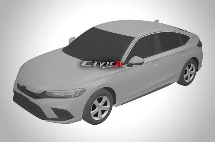 Внешность нового поколения Honda Civic засветили на патентных рисунках