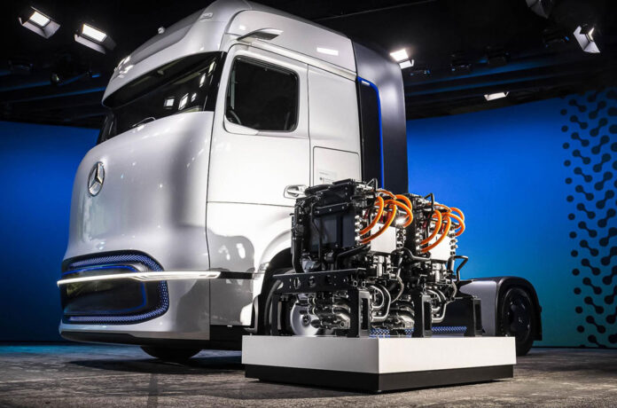 Mercedes-Benz представил водородный грузовик с запасом хода 1000 км
