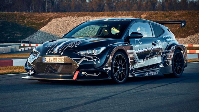 Hyundai представил концепт очень мощного электрического хэтчбека