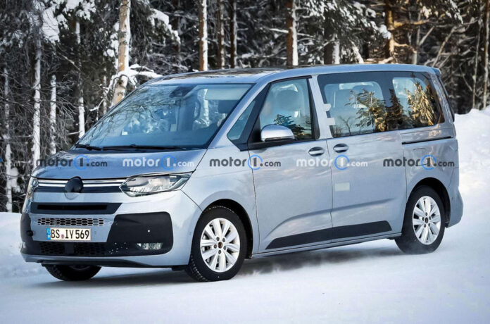 Фотошпионы заметили Volkswagen Multivan T7 во время испытаний