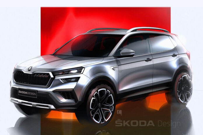 Skoda показала первые изображения серийного кроссовера Kushaq