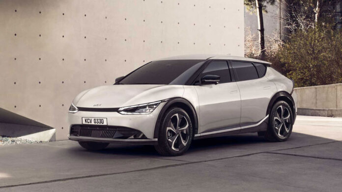 Kia показала свой новый электромобиль EV6