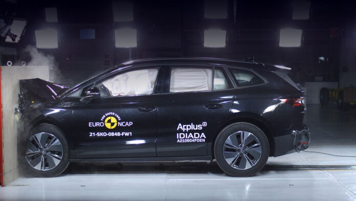 Электромобили Skoda Enyaq и Volkswagen ID.4 разбили по методике Euro NCAP