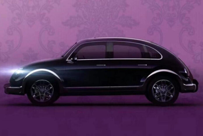 Китайцы выпустят современный электромобиль в стиле Volkswagen Beetle