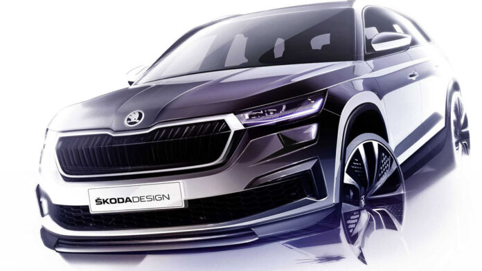 Skoda показала на видео обновленный Kodiaq