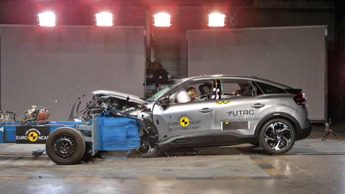Новий Citroen C4 не дотягнув до п'яти зірок в краш-тестах Euro NCAP