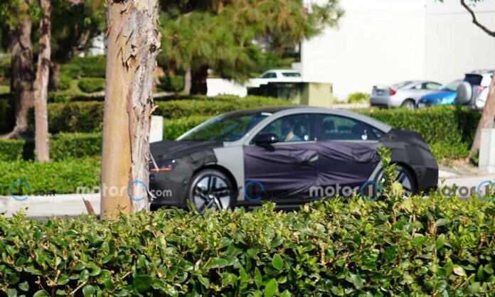 Електричний седан Hyundai Ioniq 6 попався фотошпигунам