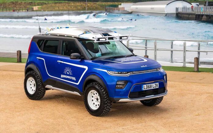 Електричний Kia Soul перетворили на справжній позашляховик