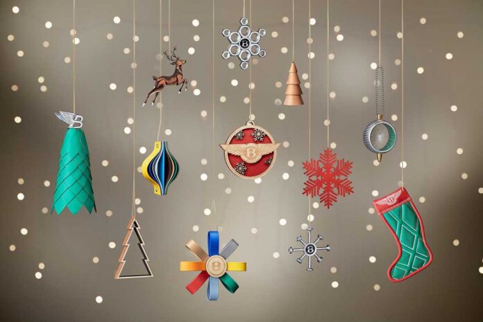 Bentley випустить колекцію ялинкових іграшок з автомобільних матеріалів