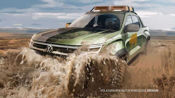Volkswagen оприлюднив перші зображення нового Amarok