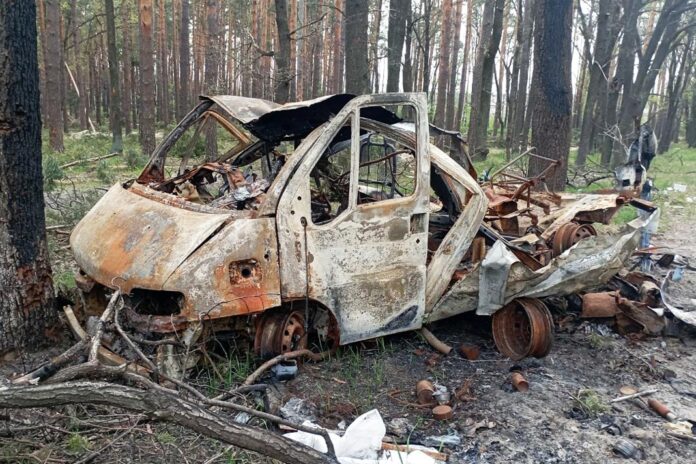 Знищений автомобіль