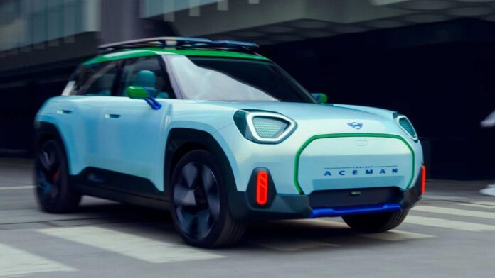 Mini показала концепт нового електричного кросовера