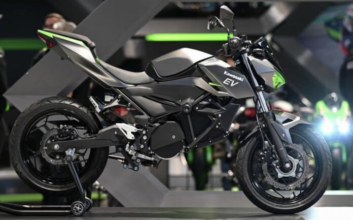 Kawasaki представила прототип електричного мотоцикла