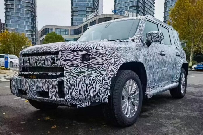 Jetour тестує брутальний рамний позашляховик