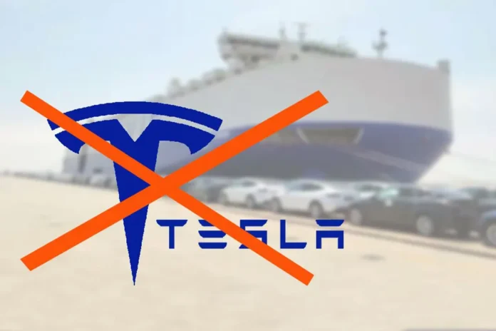 Данія заблокує порти для автомобілів Tesla