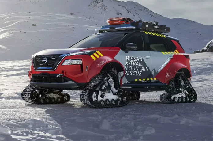 Nissan перетворив X-Trail на гусеничну швидку допомогу