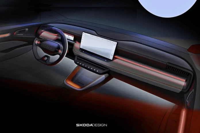 Skoda показала салон нового кросовера
