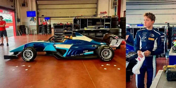 Українець Олександр Бондарев провів перші тренування за кермом Формули-4