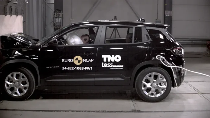 Jeep Avenger отримав низьку оцінку в краш-тестах