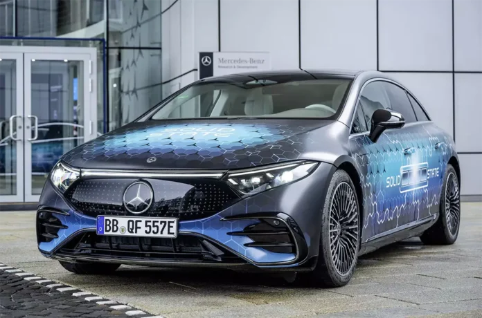 Mercedes-Benz розпочав випробування електромобілів з твердотілими батареями