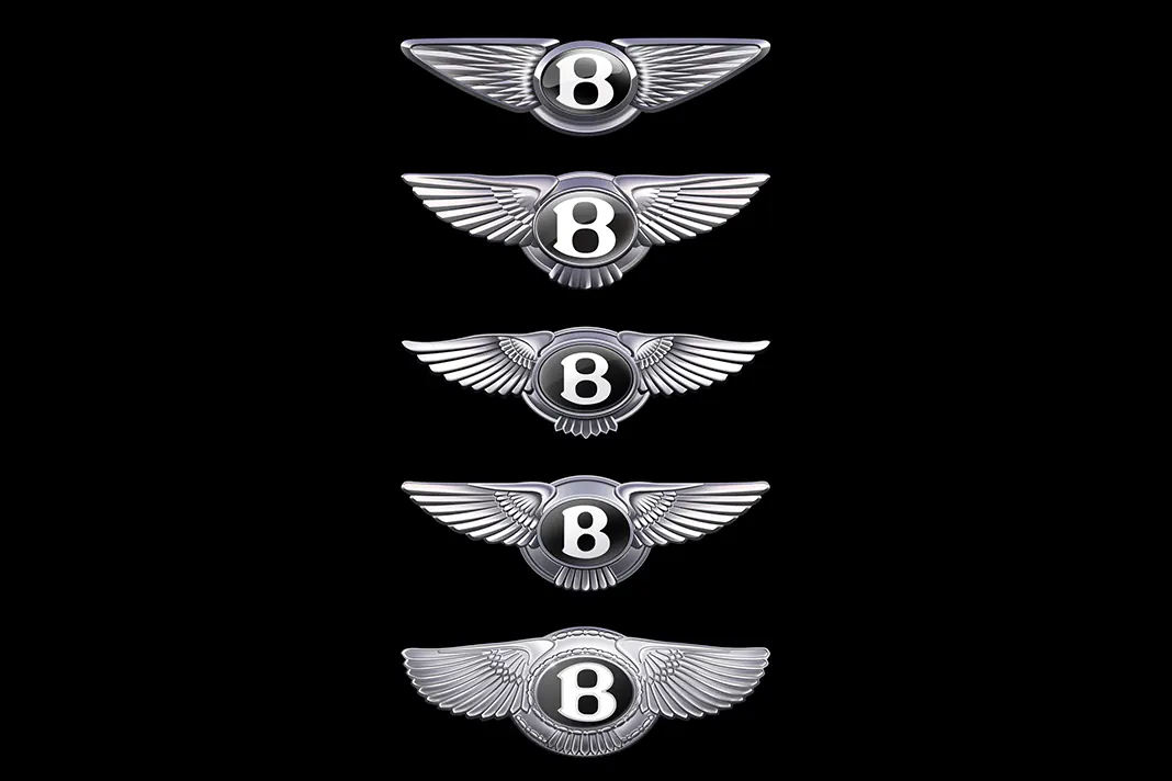 Еволюція емблеми Bentley