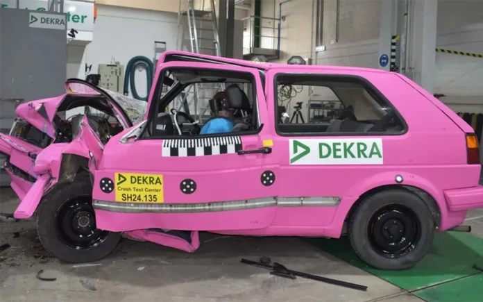 Volkswagen Golf II пройшов краш-тест за сучасними вимогами