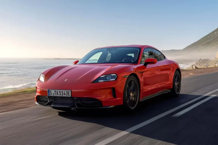 Оновлений Porsche Taycan отримав фальшиву коробку передач