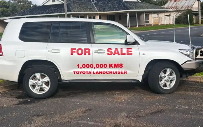 На продаж виставили Toyota Land Cruiser з пробігом 1 млн кілометрів