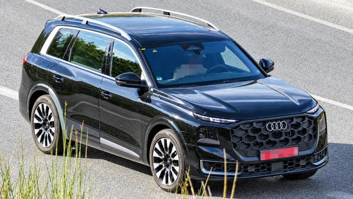 Audi Q9 PHEV вперше помітили без камуфляжу