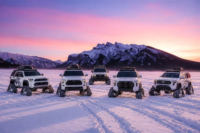Toyota показала п'ять позашляховиків на гусеницях